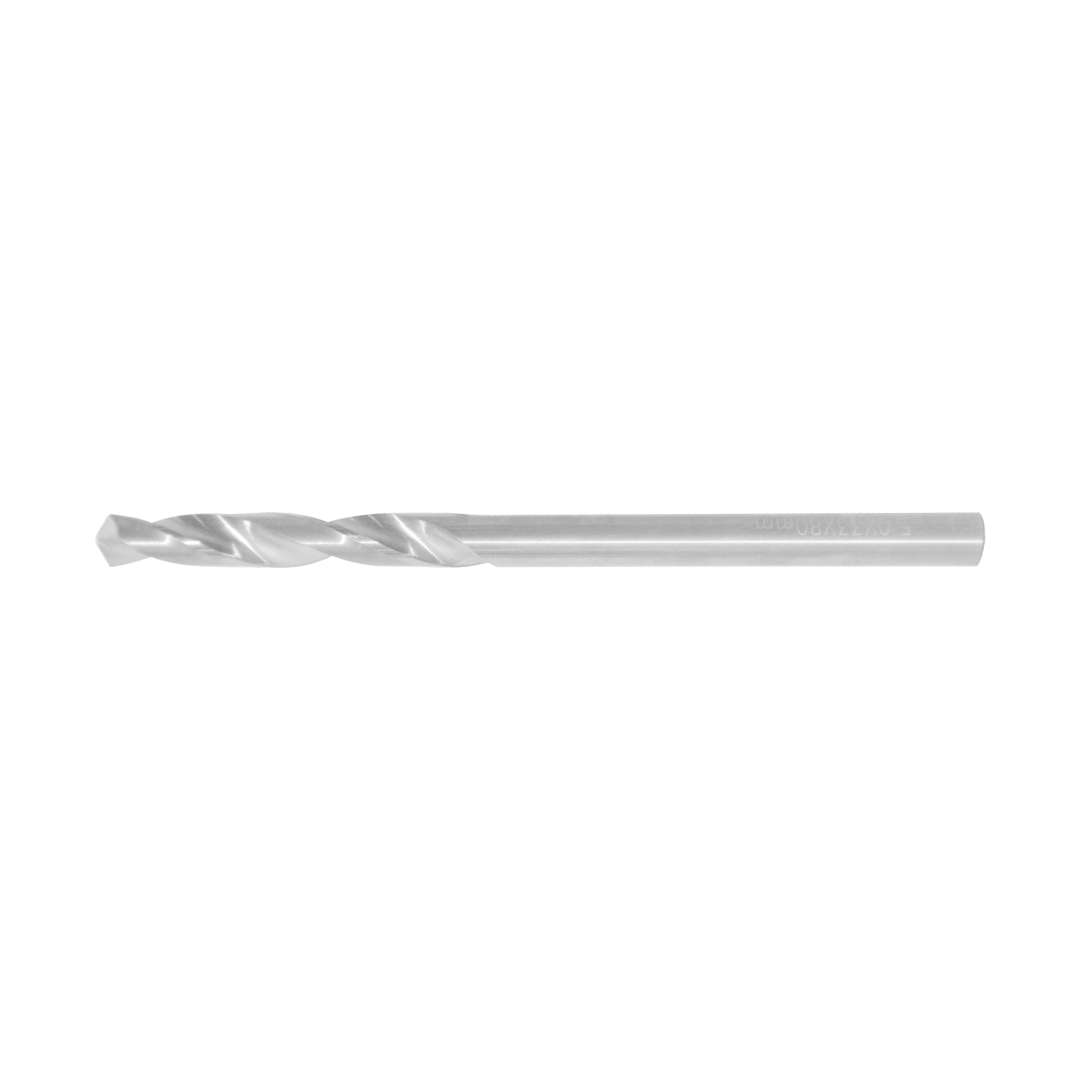 Drill Bit - H.S.S. - Plain Shank, Dia. 5.0mm X 80mm Long