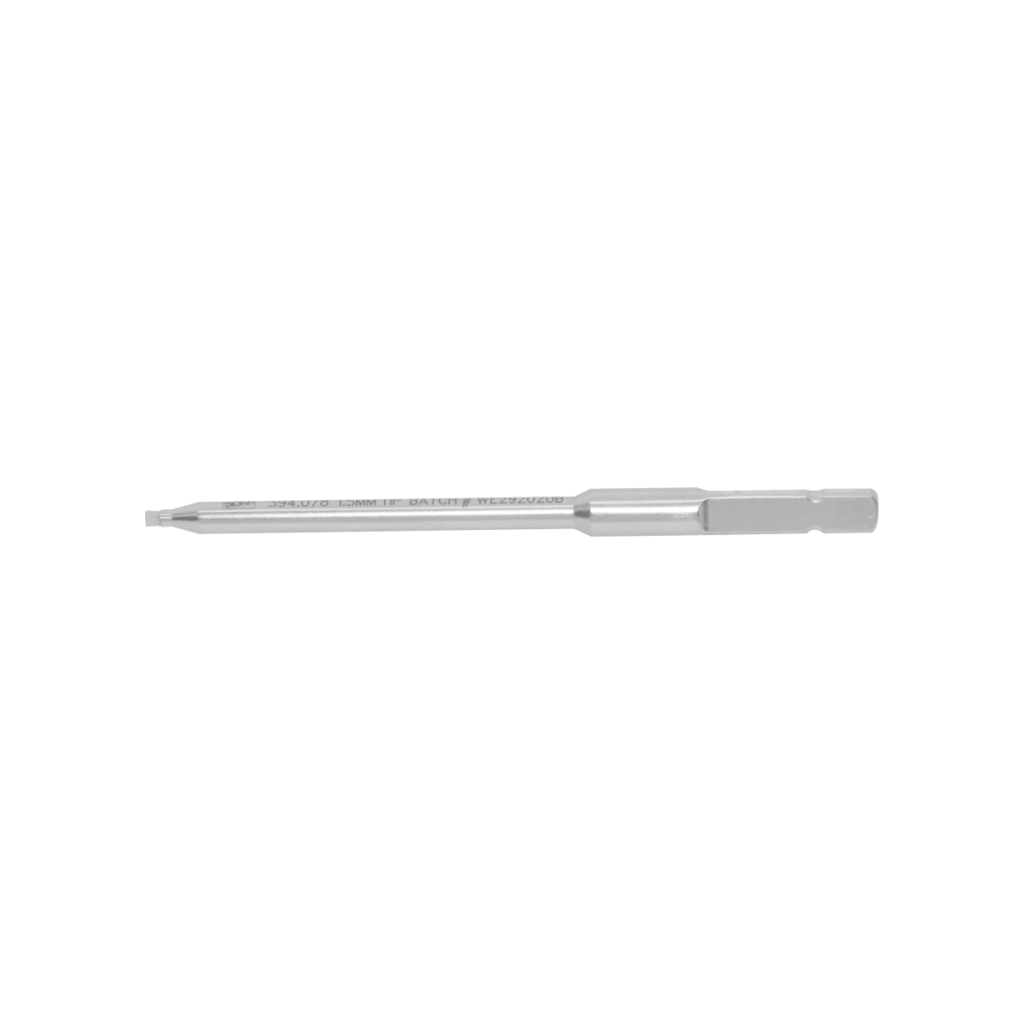Quarted Screw Driver Shaft 1.5mm Tip 90mm Length Siora Surgicals Pvt