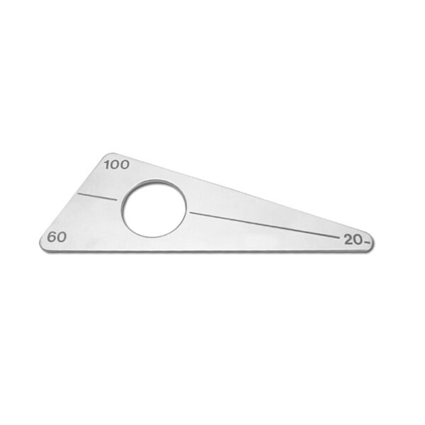 Triangular Positioning Plate 100º / 60º / 20º