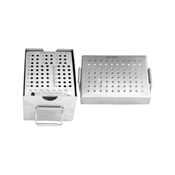 Screw Box for 4.9mm Interlocking Bolts with Screw Tray & Screw Holding Forceps (Without Bolts)