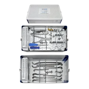 Implants & Instruments Set of Locking Proximal Femur Cable Plate – Titanium