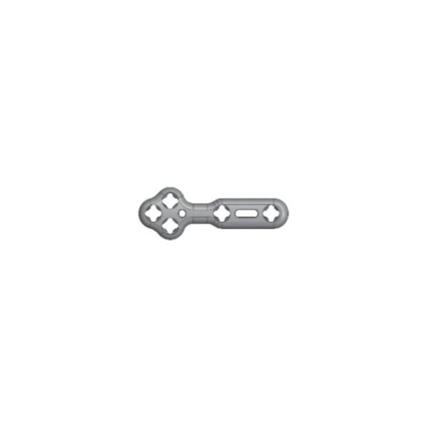 Variolock Cloverleaf Foot Fusion Plate 2.4/2.7mm (Short) 38mm Length - Titanium