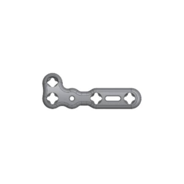 Variolock L-Fusion Plate 2.4/2.7mm (Short) 37mm Length - Right - Titanium