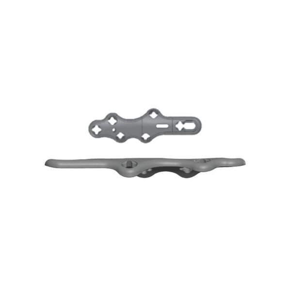 Variolock Metatarsophalangeal Fusion Plate 2.4/2.7mm (6 Hole) 0° Left - Titanium
