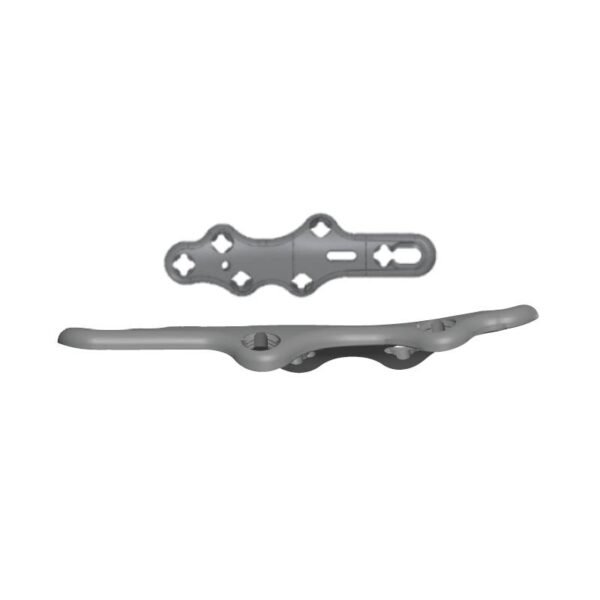 Variolock Metatarsophalangeal Fusion Plate 2.4/2.7mm (6 Hole) 10° Left - Titanium
