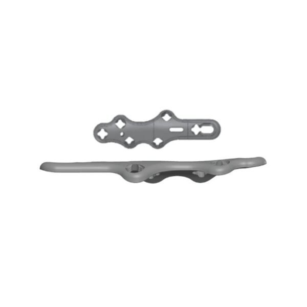 Variolock Metatarsophalangeal Fusion Plate 2.4/2.7mm (6 Hole) 5° Left - Titanium