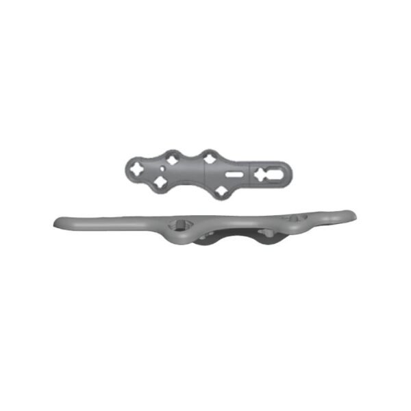Variolock Metatarsophalangeal Fusion Plate 2.4/2.7mm (6 Hole) 5° Right - Titanium