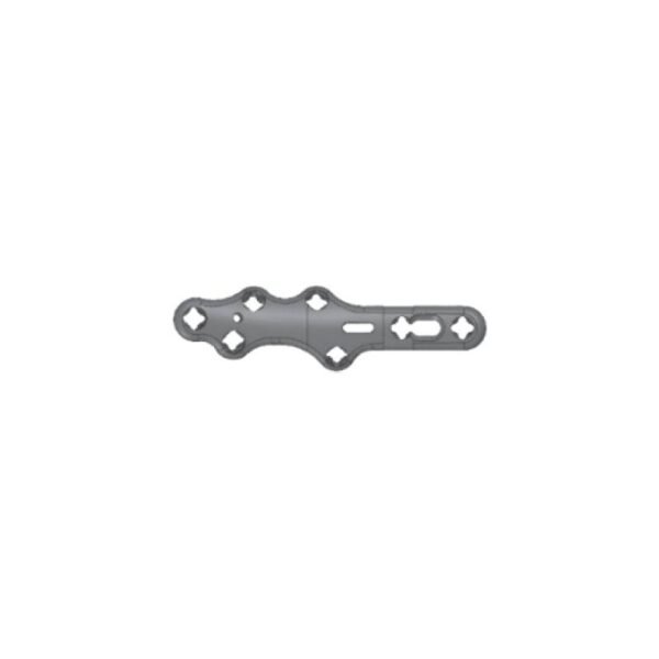 Variolock Metatarsophalangeal Fusion Plate 2.4/2.7mm (7 Hole) 5° Right - Titanium
