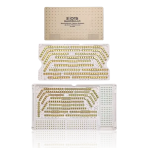 Mandibular Maxillofacial Reconstruction Plate (2.4mm Thickness) 2.4mm Screws System