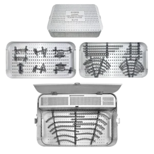 Implant Set of Locking Low Profile Pelvis Plating System