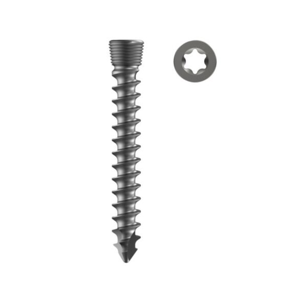 4.0mm Locking Head Cancellous Screw Full Thread - Self Tapping (Star Drive)