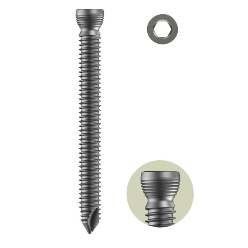 Variolock 5.0mm Locking Head Screw - Self Tapping (Hex Drive)