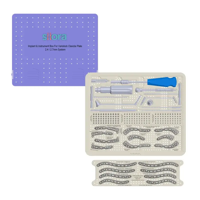 Implant & Instrument Box for Variolock Clavicle Plate 2.4_2.7mm System